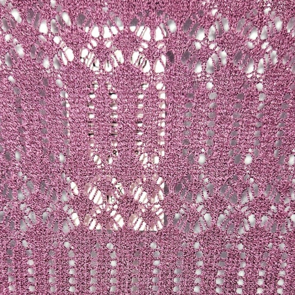 Torrid 2X Plum long sleeve Mock Neck Pointelle Midi Sweater Dress NWT - Picture 6 of 15
